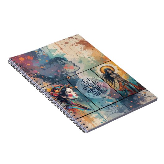 Boho Chic-Notebook Notizblock (Rechte Seite)