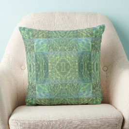 Boho Chic Ocean Green und Sea Kissen