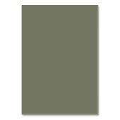 Boho Chic Olive Green Gast Name Platzkarten Tischnummer (Rückseite)