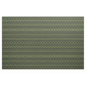 Boho Chic Olive Green Pattern Stoff (Fat Quarter (45,7 x 55,9 cm))