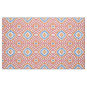 Boho Chic Orange Pink Yellow Ethnic Geometric Stoff (Fat Quarter (45,7 x 55,9 cm))