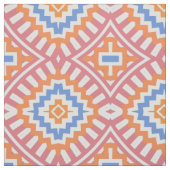 Boho Chic Orange Pink Yellow Ethnic Geometric Stoff (Muster)
