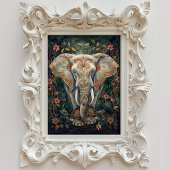 Boho Chic Painted Elephant Bohemisch Seidenpapier