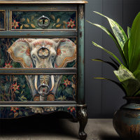 Boho Chic Painted Elephant Bohemisch