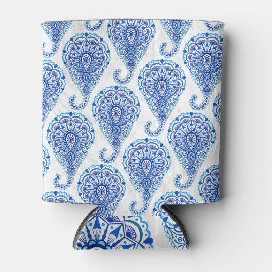 Boho Chic Paisley Seamless Oriental Dosenkühler (Vorderseite)