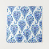 Boho Chic Paisley Seamless Oriental Wandteppich (Vorderseite)