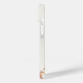 Boho Chic Pastell-Rosa und Brauner Teddybär Case-Mate iPhone Hülle (Rückseite / Links)