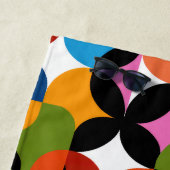 BOHO Chic Pattern Vibrant Mid Century Modern Name Strandtuch (Beispiel)