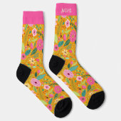 Boho Chic Personalisierte Socken (Rechts)