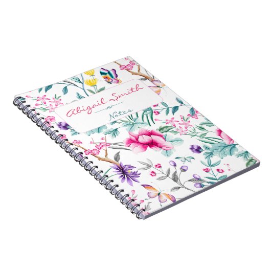 Boho Chic Personalisiertes Notebook Notizblock (Rechte Seite)