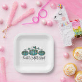 Boho Chic Pumpkin Pappteller (Party)