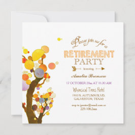 Boho Chic Retirement Celebration Einladung