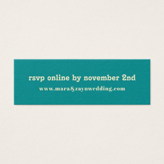 Boho Chic Retro Wedding Website UAWG (Vorderseite)