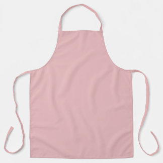 Boho Chic Rosa Einheitsfarbe Schürze