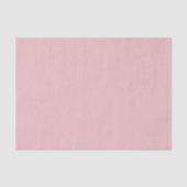 Boho Chic Rosa Einheitsfarbe Seidenpapier (Vorderseite)