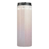 Boho Chic Rustikale Kuhschädel Bohemische Custom Thermosbecher (Rückseite)