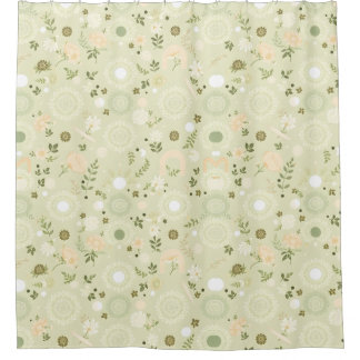 Boho Chic Sage Duschvorhang - Relaxen & Erden