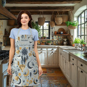 Boho Chic Schürze mit Dreamcatcher in den Tones vo