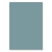 Boho Chic Seafoam Aquamariner Name Platzkarten Tischnummer (Rückseite)