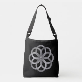 Boho Chic Silber Mandala Tragetaschen Mit Langen Trägern
