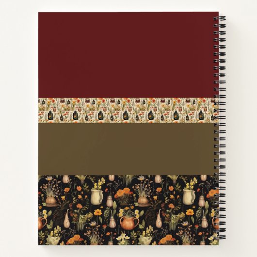 Boho-Chic Spiral Bullet Journal Notizblock (Rückseite)