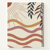 Boho Chic Spiral Notebook | Design Notizblock (Rückseite)