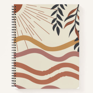 Boho Chic Spiral Notebook Design Notizblock