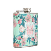 Boho chic spring garden Blume Illustration Flachmann (Rechts)