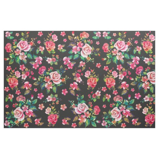 Boho Chic spring Rose Blumenmuster Stoff (Fat Quarter (45,7 x 55,9 cm))