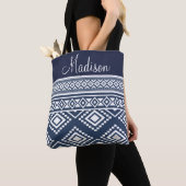 Boho Chic Stammesmuster mit Monogramm Tasche (Von Nahem)