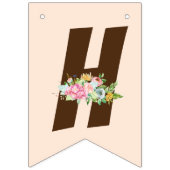 Boho Chic, Tee-Party, niedlich, Teekanne Wimpelkette (Zweite Fahne)