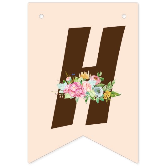 Boho Chic, Tee-Party, niedlich, Teekanne Wimpelkette (Zweite Fahne)