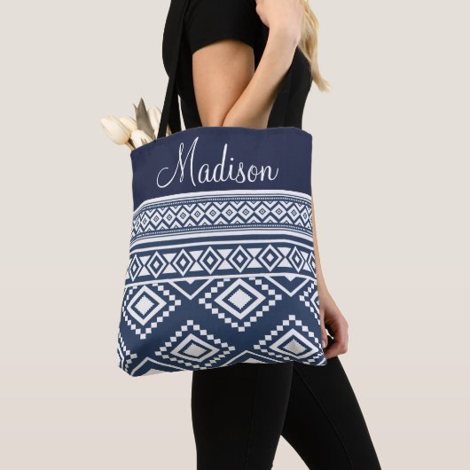 Boho Chic Tribal Muster Mit Monogramm Tasche (Von Nahem)