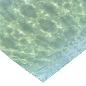 Boho Chic Tropical Aquamarine Kurzer Tischläufer (Ecke)