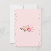 Boho Chic Two Wild 2. Geburtstag Dreamcatcher Part Einladung (Rückseite)