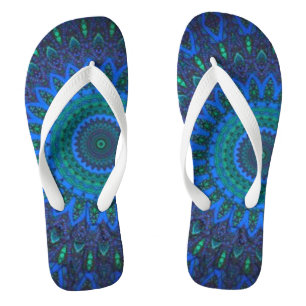 Boho-chic Tye Dye Badesandalen