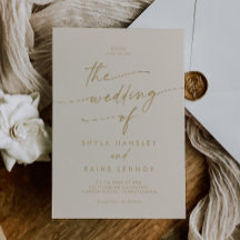 Boho Chic Vintage Gold Die Hochzeit Der