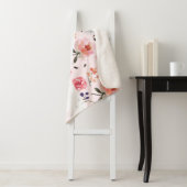 Boho Chic Wasserfarbenflorieren Personalisiert Sta Sherpadecke (Beispiel)