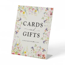 Boho Chic Wildblume Babyduschzeichen