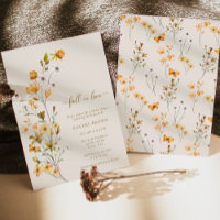 Boho Chic Wildblume fällt in Liebe Brautparty