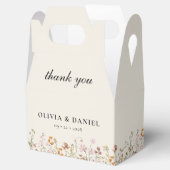 Boho Chic Wildblume Garden Bloom Wedding Geschenkschachtel (Geöffnet)