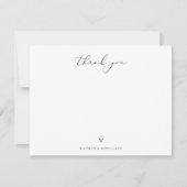 Boho Chic Wildblume Vielen Dank Mitteilungskarte (Vorderseite)