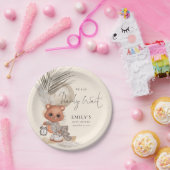 Boho Chic wir können frühzeitig abwarten Baby-Dusc Pappteller (Party)