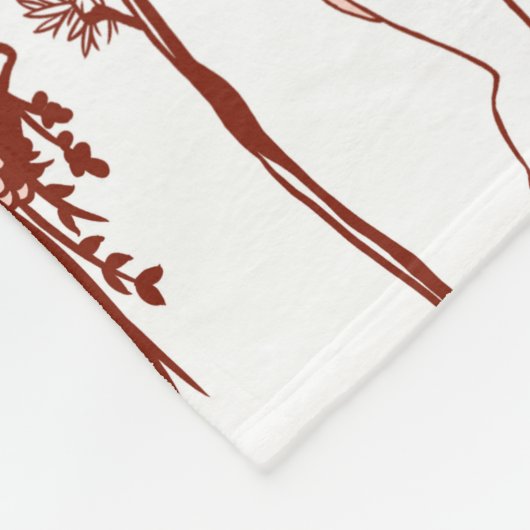 Boho Chic Zodiac Sign Toile Muster Astrologie Gesc Fleecedecke (Ecke)