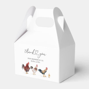 Boho Chicken Baby Dusche Geschenkschachtel