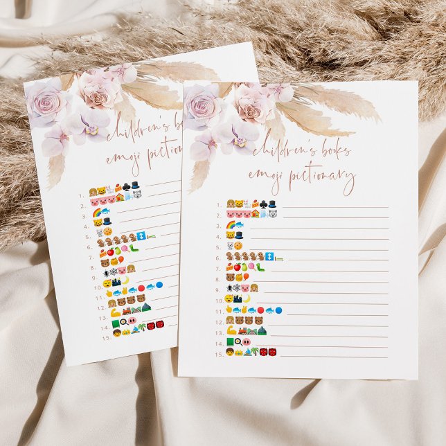 Boho childrens bucht Emoji-Picknickspiel (Von Creator hochgeladen)