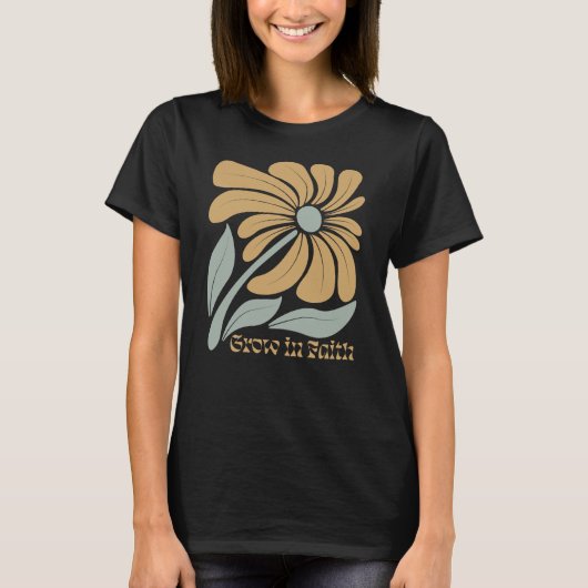 Boho Christlich Faith Inspiration T-Shirt (Vorderseite)