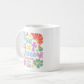 Boho Christlich Ostern Kaffeetasse (Vorderseite Links)