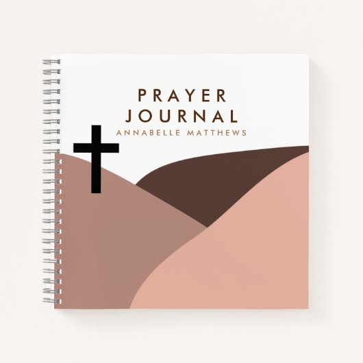 Boho Christlich Prayer Journal-Notebook Notizblock (Vorderseite)