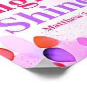 Boho Christlich Teen Girl Ließt Poster (Ecke)